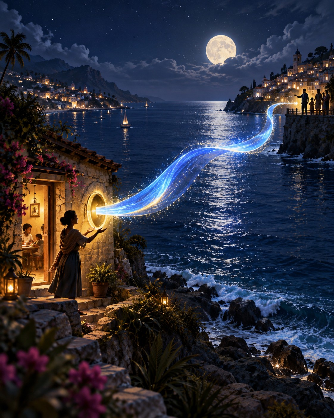 A ribbon of light connects communities across an ocean. Stellar’s payments thesis starts with a practical question: can value reach its destination affordably and reliably?